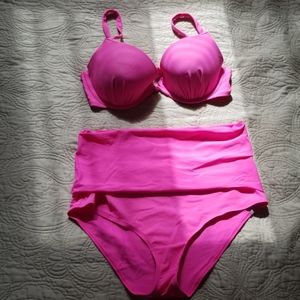 Aerie High Waisted Pushup Bikini